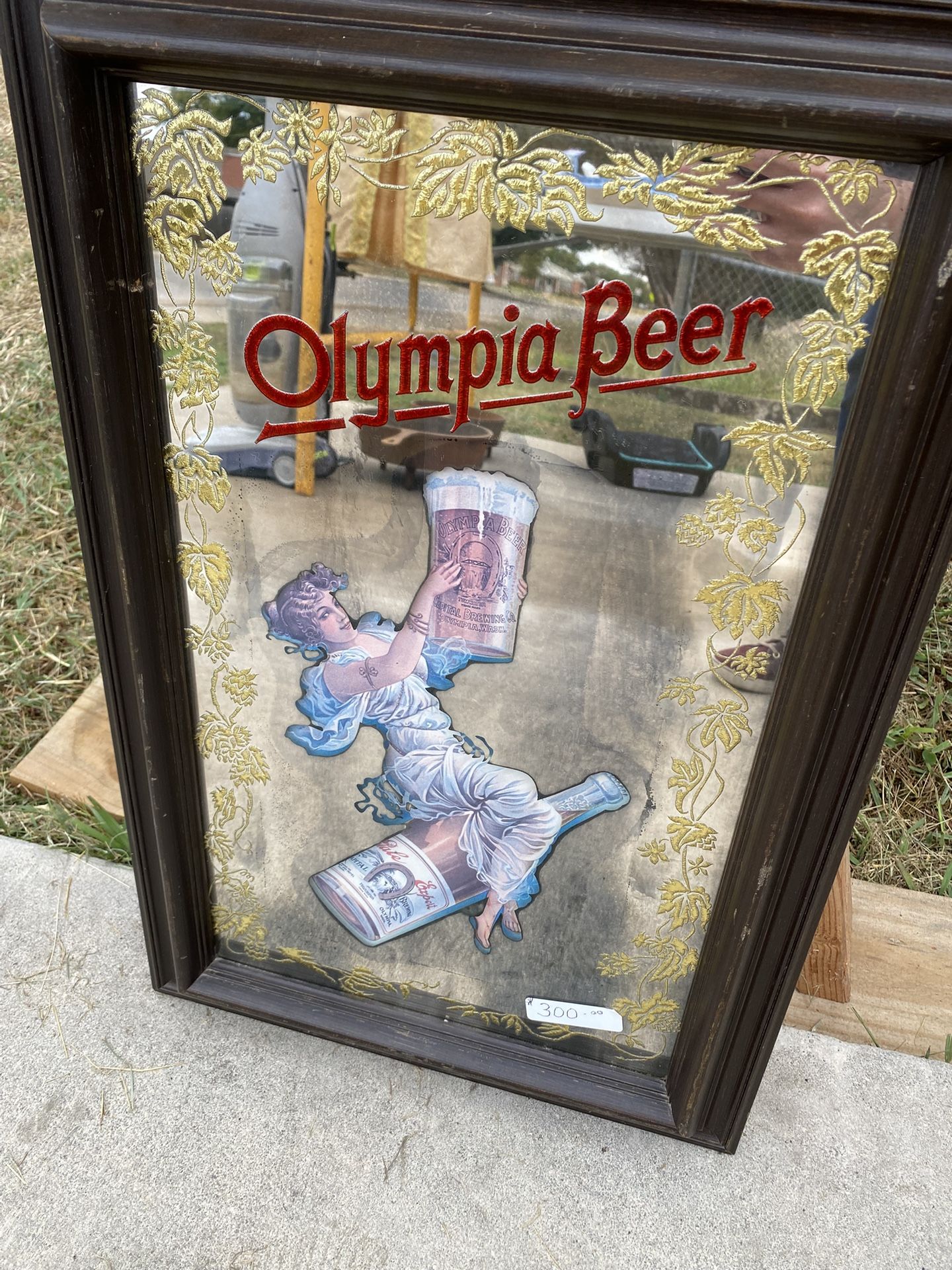 Vintage Beer Mirror
