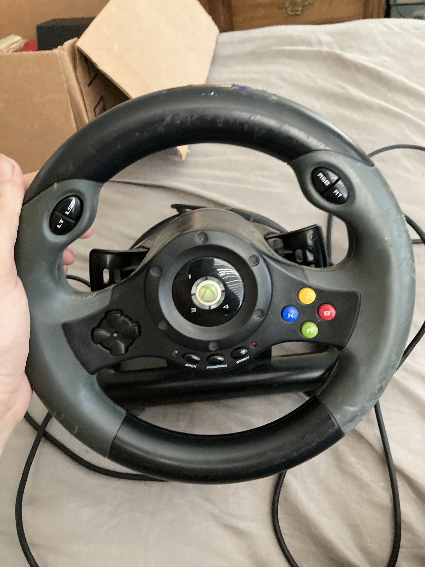 HORI Racing Wheel EX2 For Xbox 360 Wired USB Connection