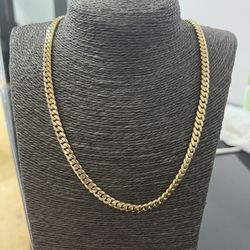 18k Gold SOLID Miami Cuban Chain 22inch, 6MM For A Good Price!!