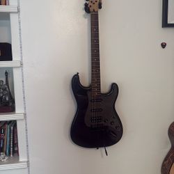 Black Fender Bullet Stratocaster
