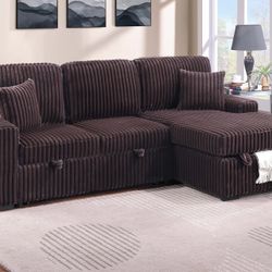 New Sleeper Sectional Couch / Free Delivery 