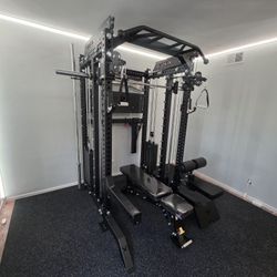 NEW Vesta Pro Series 3in1 Squat Rack | Functional Trainer | 45lbs Smith Machine | Pulley System | FREE DELIVERY🚚  Plus TAX 💲