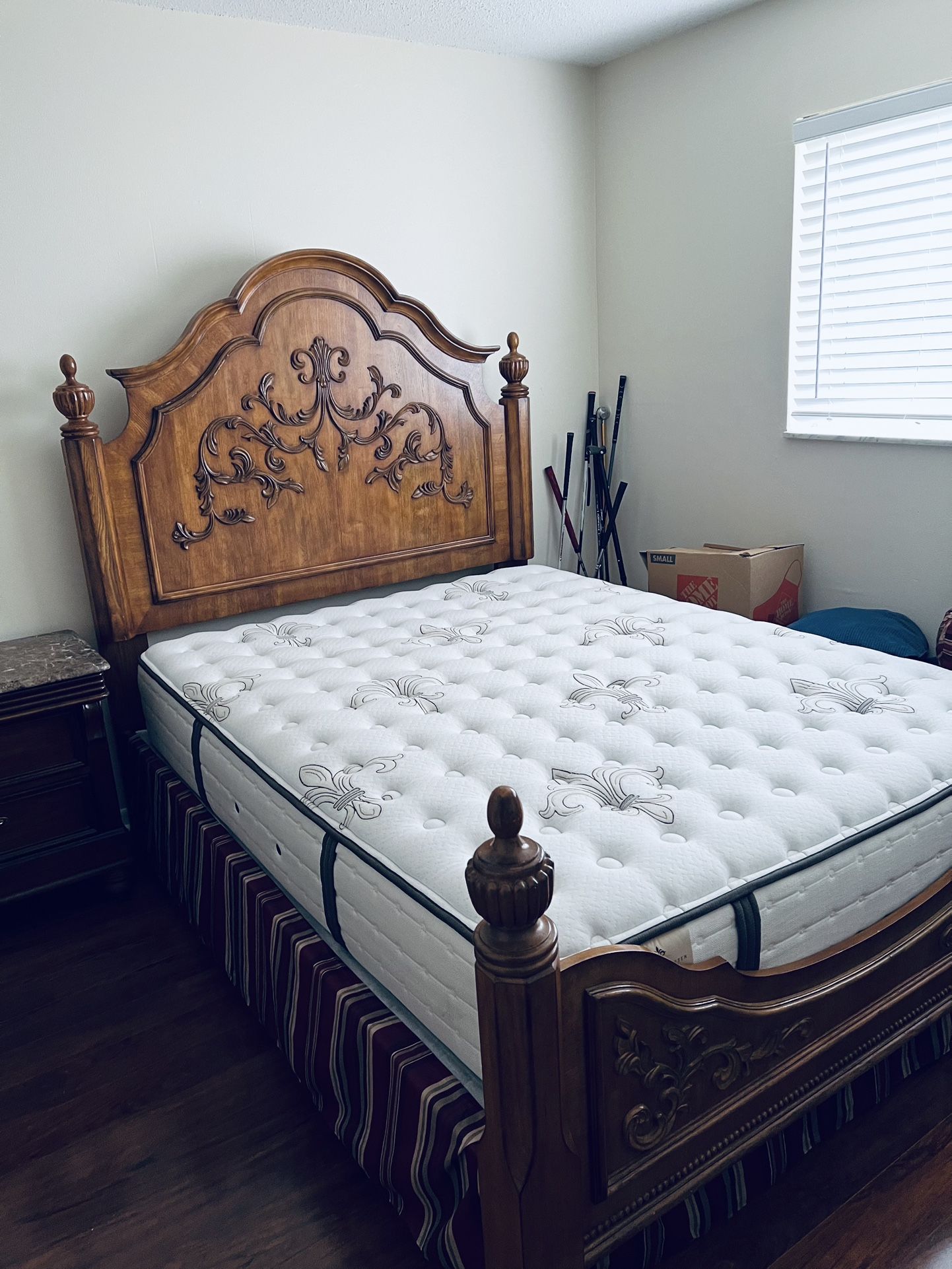 Bed Frame And Mattress