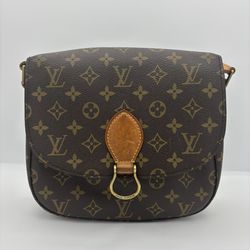 Louis Vuitton Monogram Cartouchière GM (Large) Handbag - Vintage 1990s