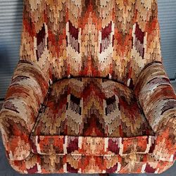 2 Gorgeous VINTAGE 60s 70s Swilvel Rocker Chairs