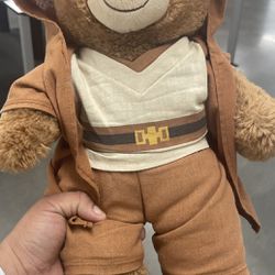 Build a Bear Star Wars Jedi Obi Wan KenObi Stuffed Animal Plush 16”