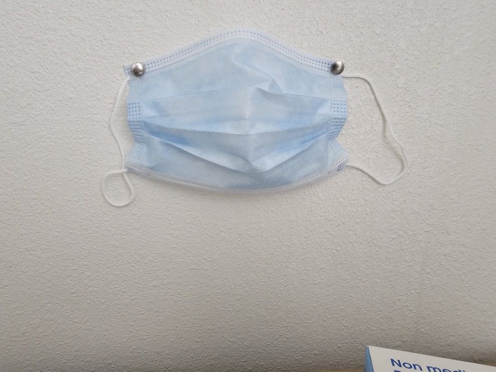 2 Ply Blue Face Mask By The Case