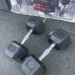 2 30lb Dumbbells