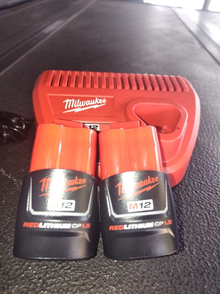 Baterías Milwaukee M12 Con Cargador