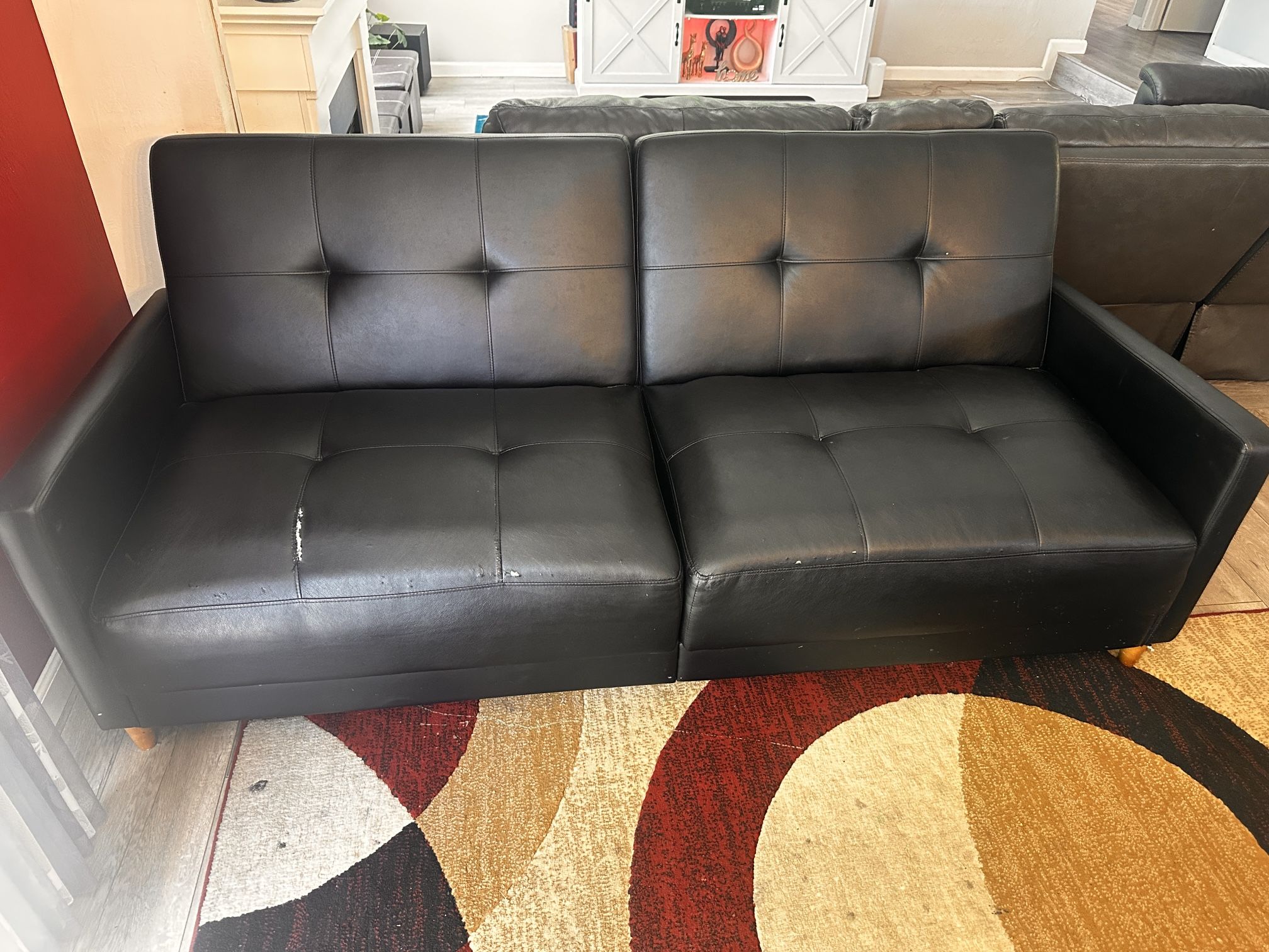 Leather Futton Black