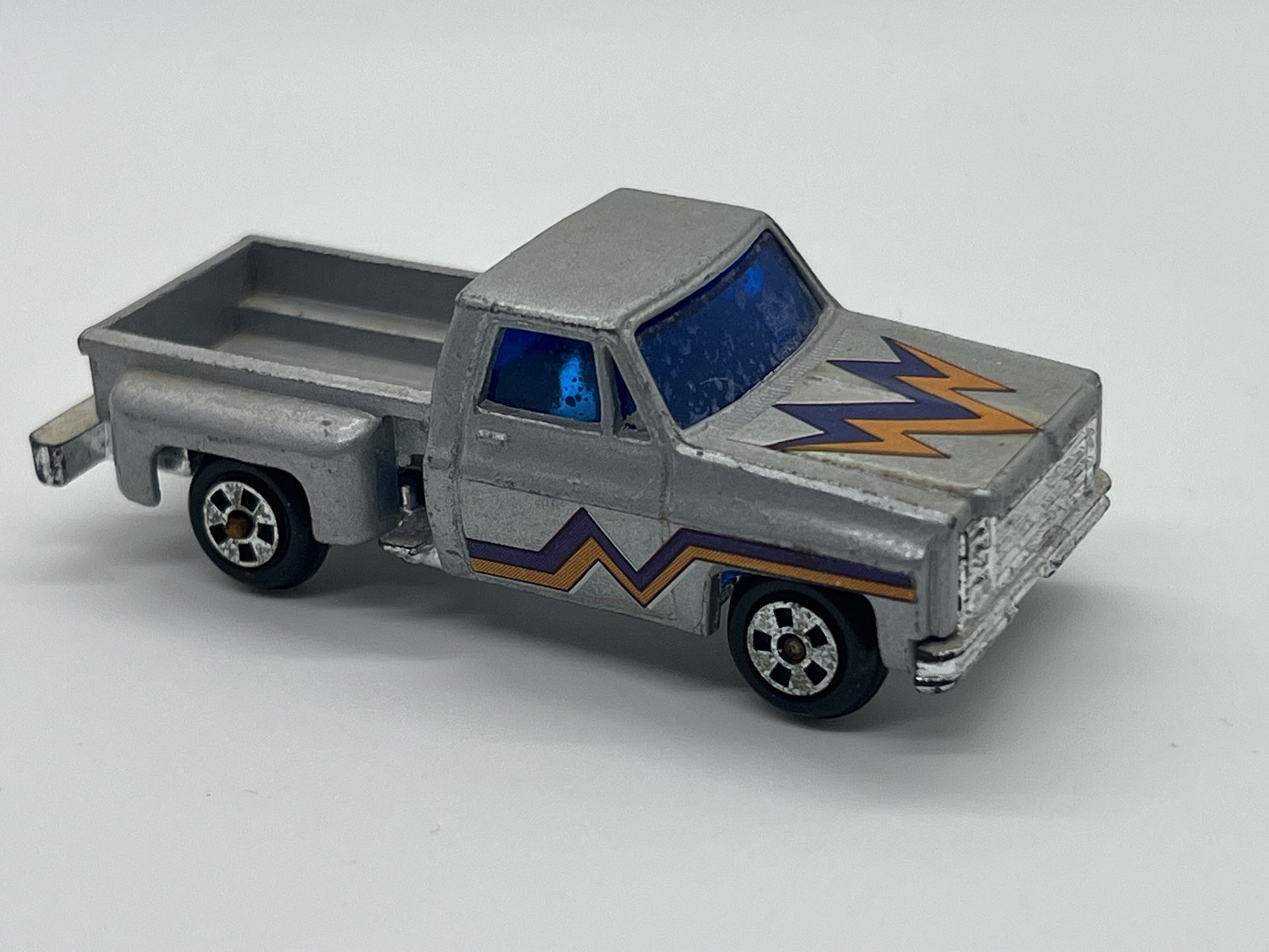 Super Speed Wheels Grey Chevy Stepside Pickup Truck Authentic Scale Models 1:64