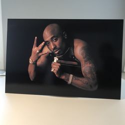 Tupac 2Pac Music Poster Foam Board Supreme KAWS