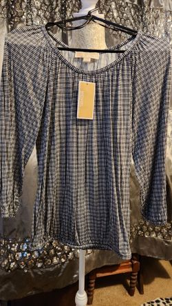 NWT Michael Kors SIZE P Long Sleeve Top