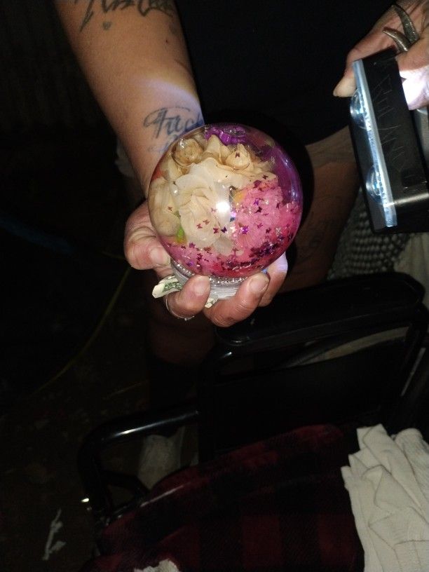 Handmade Flower Globe