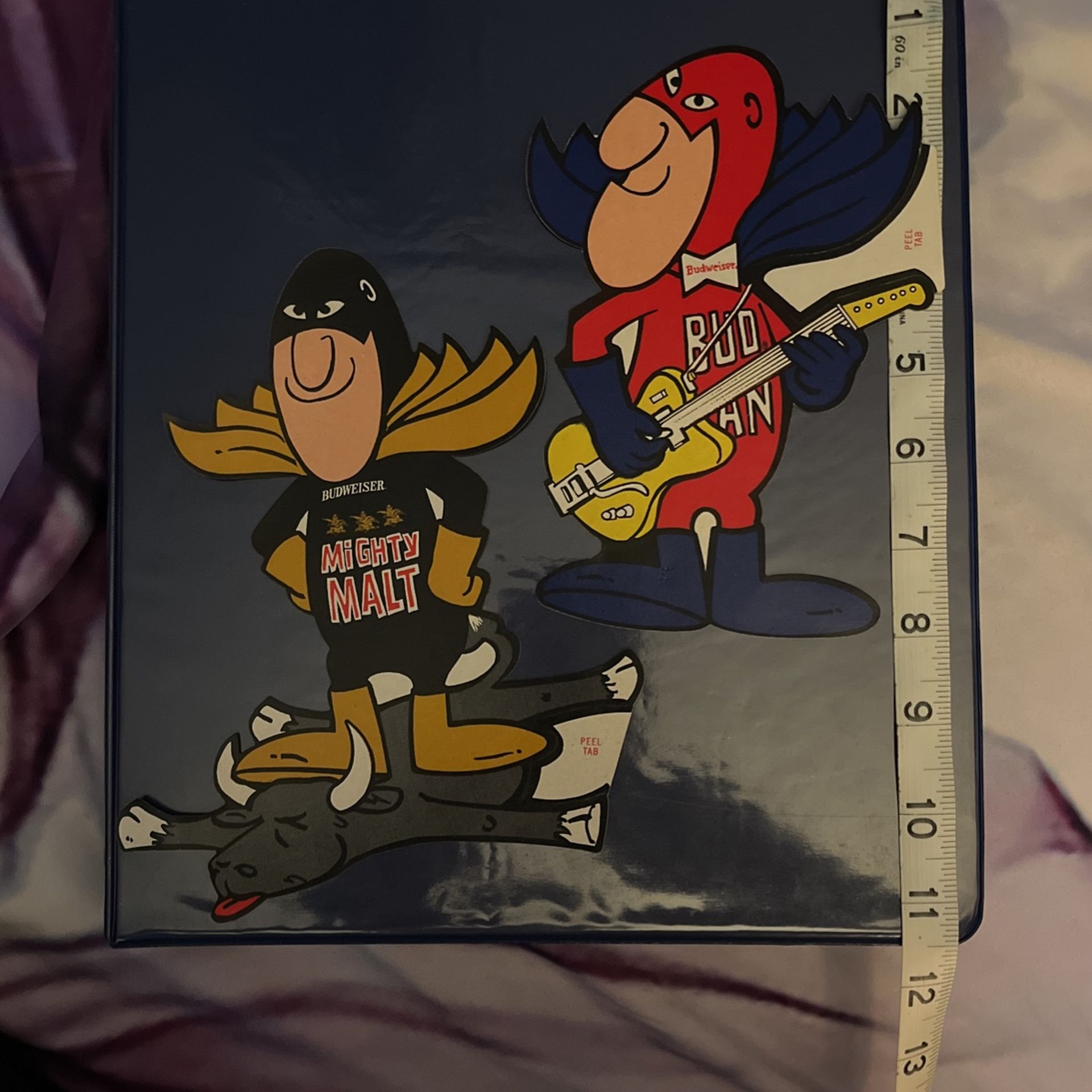 Bud Man Stickers 5.00 Each