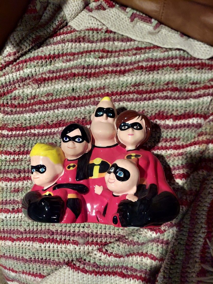 Disney Pixar Incredibles Piggy Bank.