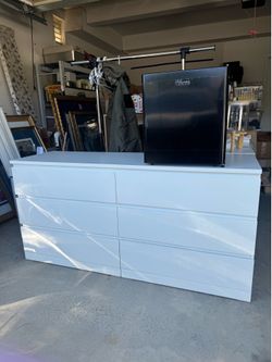 ikea 6 drawer dresser white