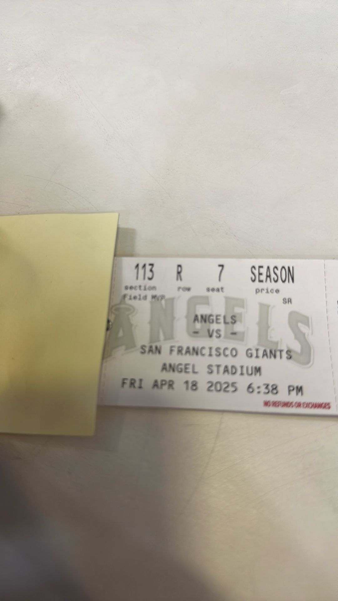 2 Angel tickets ( seated together) $150 Each ( Free Parking Included)