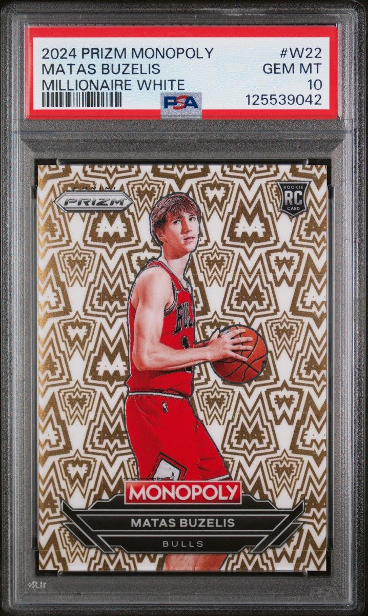 Matas Buzelis Monopoly W22 Psa 10 POP 1