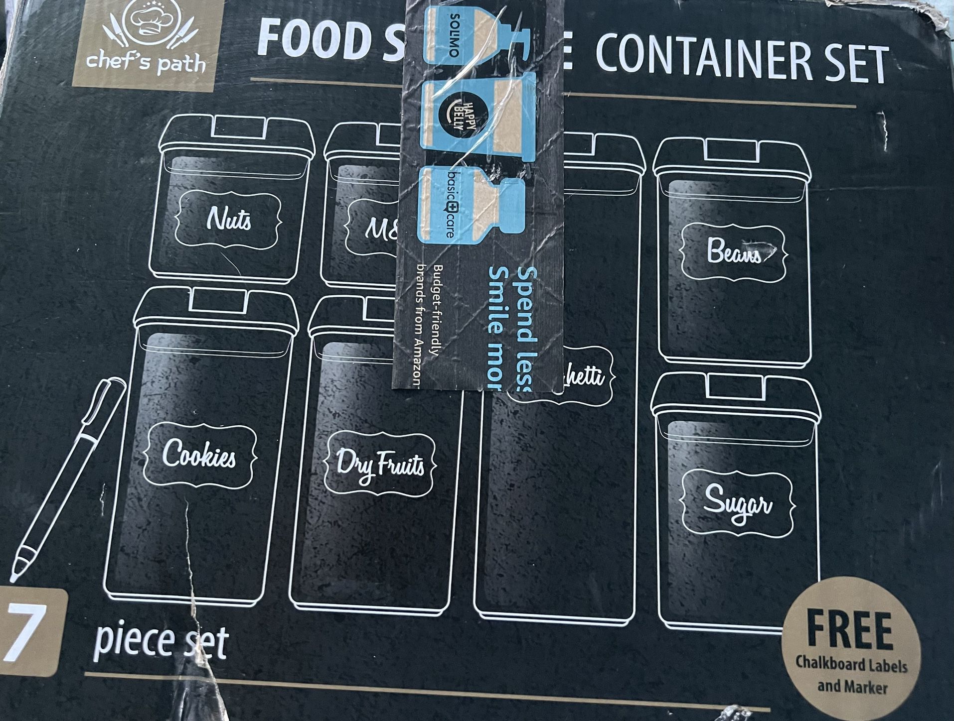 Food Storage Container 7piece Set 