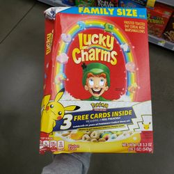 25th Anniversary Pokemon Lucky Charms Cereal NEW