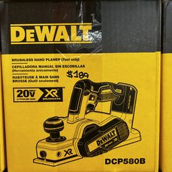 Dewalt 20v Max XR Brushless Hand Planer Tool Only