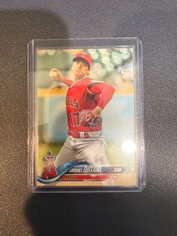 Shohei Ohtani rookie card #US1 pitching