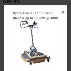 Hydro Twister 28 Inch Surface Cleaner 