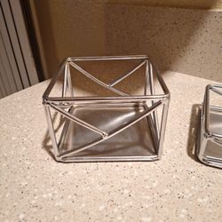 Fast and body works rare metal , large square candle holder