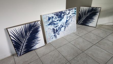 ‼️ 3 Home Wall Decor Square Paintings 
3.11x2.28 
2.4x2.4

Delivery fee