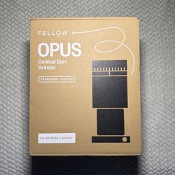 Fellow Opus Burr Coffee Grinder (Matte Black) – New