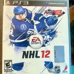 NHL 12 PS3 Game $1