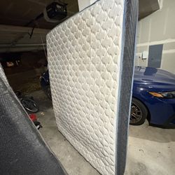 Free Queen Size Mattress And Box Spring.  Free