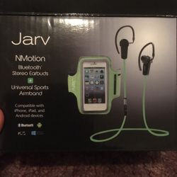 Jarv NMotion Bluetooth Earbuds And Armband