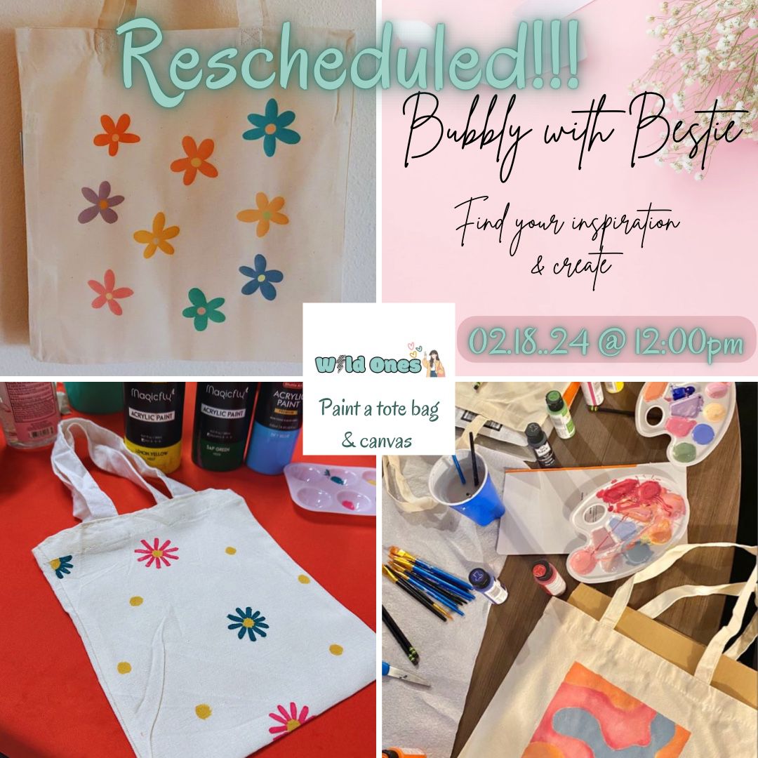 Painting tote Bags!