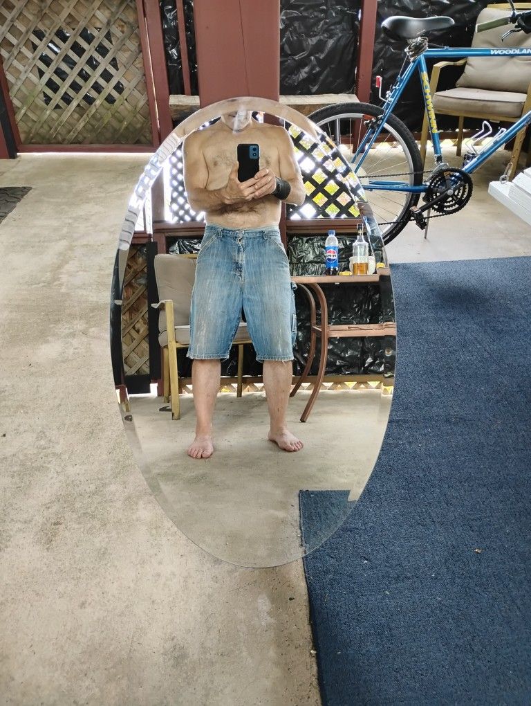 Oval Shaped Mirror