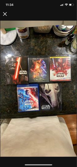 Star Wars Blu Ray DVD’s (qty 7)