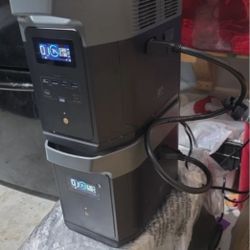 EcoFlow DELTA 2 Max Portable Power Station + Smart Extra Battery, D2M-US-EB, NEW