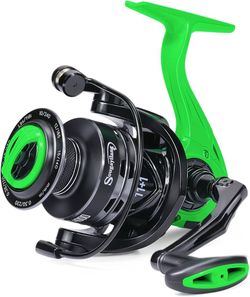 ougayilang Fishing Reel, 5.2:1 High Speed Spinning Reel, Lightweight 11+1BB Ultra Smooth for Saltwater or Freshwater,1000-6000 Series