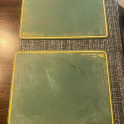2 Green Chalkboards 