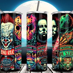 Horror Movie Characters 20oz Stainless Steel Tumbler 