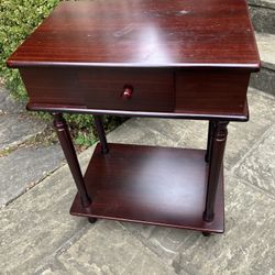Bombay Style Cherry Nightstand