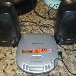 Cd Panasonic/ Sony Speakers 