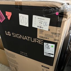 NEW IN BOX LG SIGNATURE DRYER