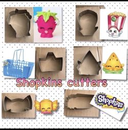 Shopkins cookie cutter set