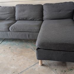 Ikea Grey  Sofa with Storage