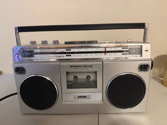 Vintage Boombox Radio Tape Player
