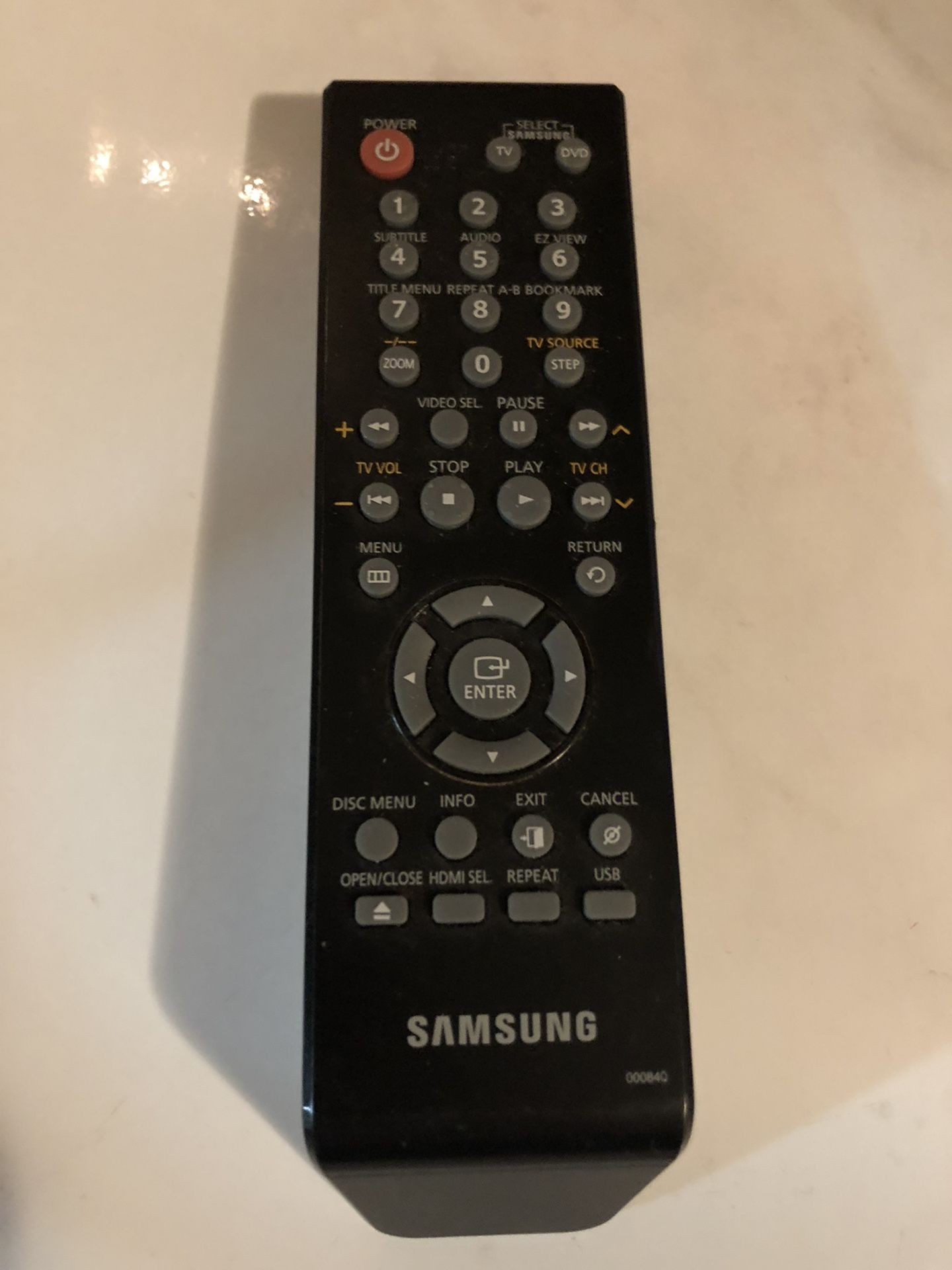 Samsung Tv/Dvd Player Remote Control