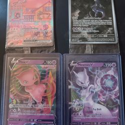 Mew And Mewtwo Pokemon Cards