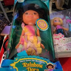 Old Barbies Dora Still In Boxes 